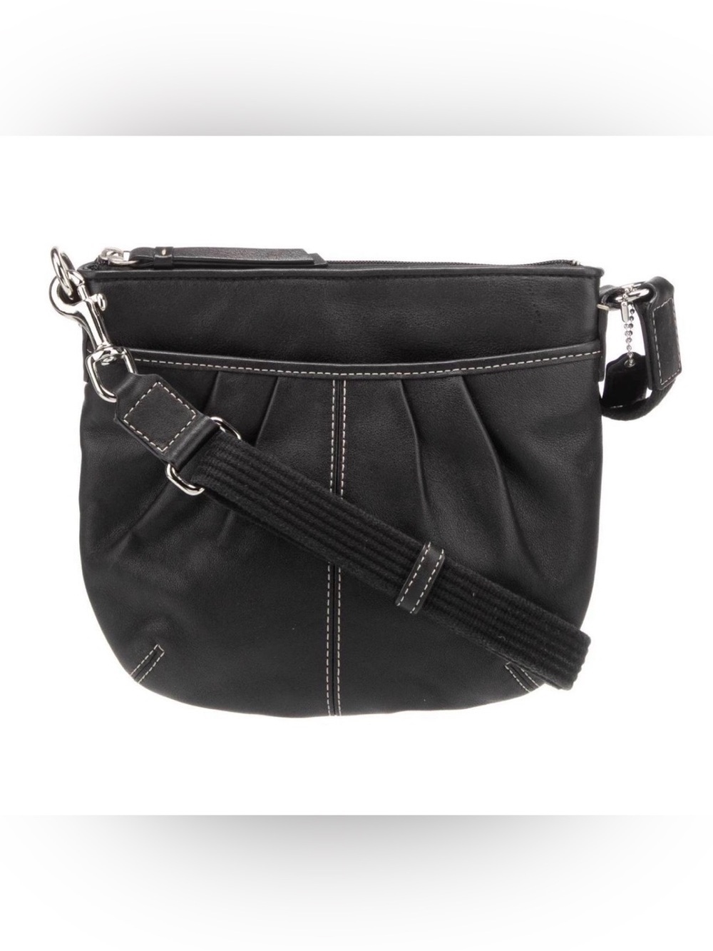 Coach Coach Soho pleated leather crossbody swingpack bag